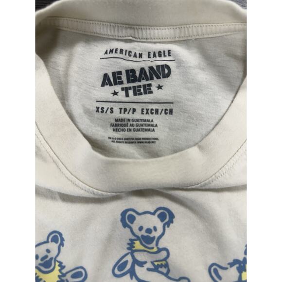 Grateful Dead Dancing Bears Tee XS/S American Eagle Band T-Shirt Vintage Style - Picture 2 of 7